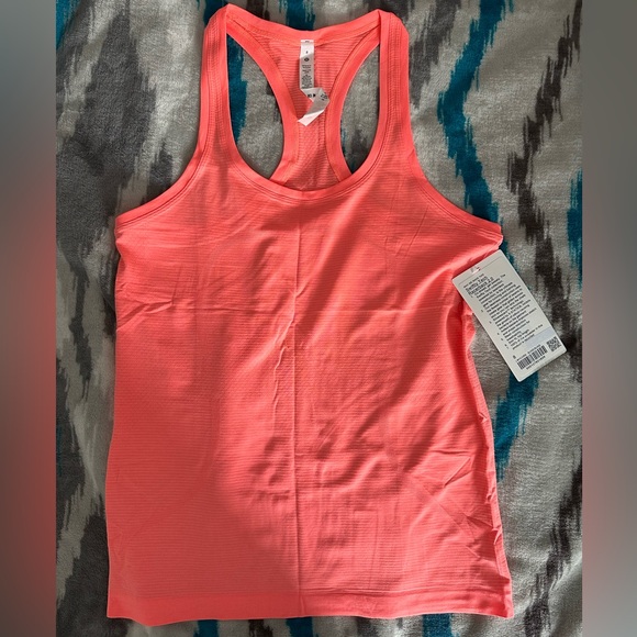 Lululemon Swiftly Tech Racerback 2.0 size 8 sunset - Picture 6 of 7